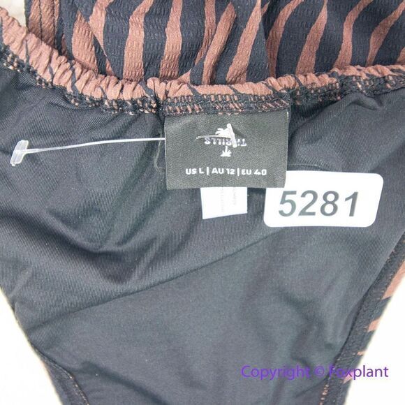 New! Thrills x FP Paradise On Repeat String Bikini Size US L Washed Cocoa - Picture 11 of 12